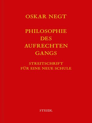 cover image of Werkausgabe Bd. 19 / Philosophie des aufrechten Gangs